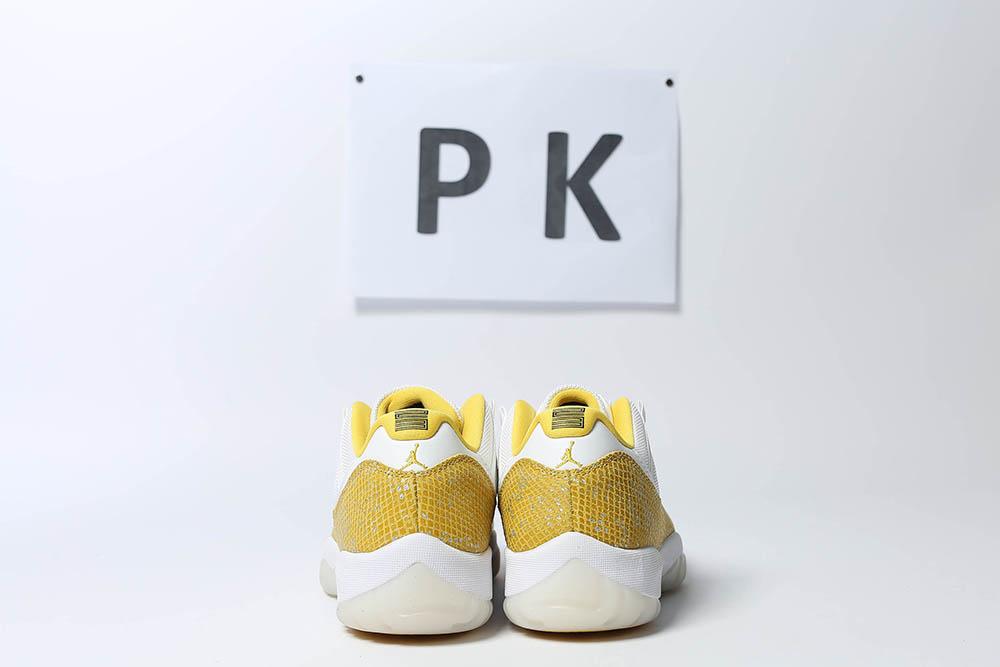 PK GOD Jordan 11 Retro Low Tour Yellow Snakeskin RETAIL MATERIALS READY TO SHIP